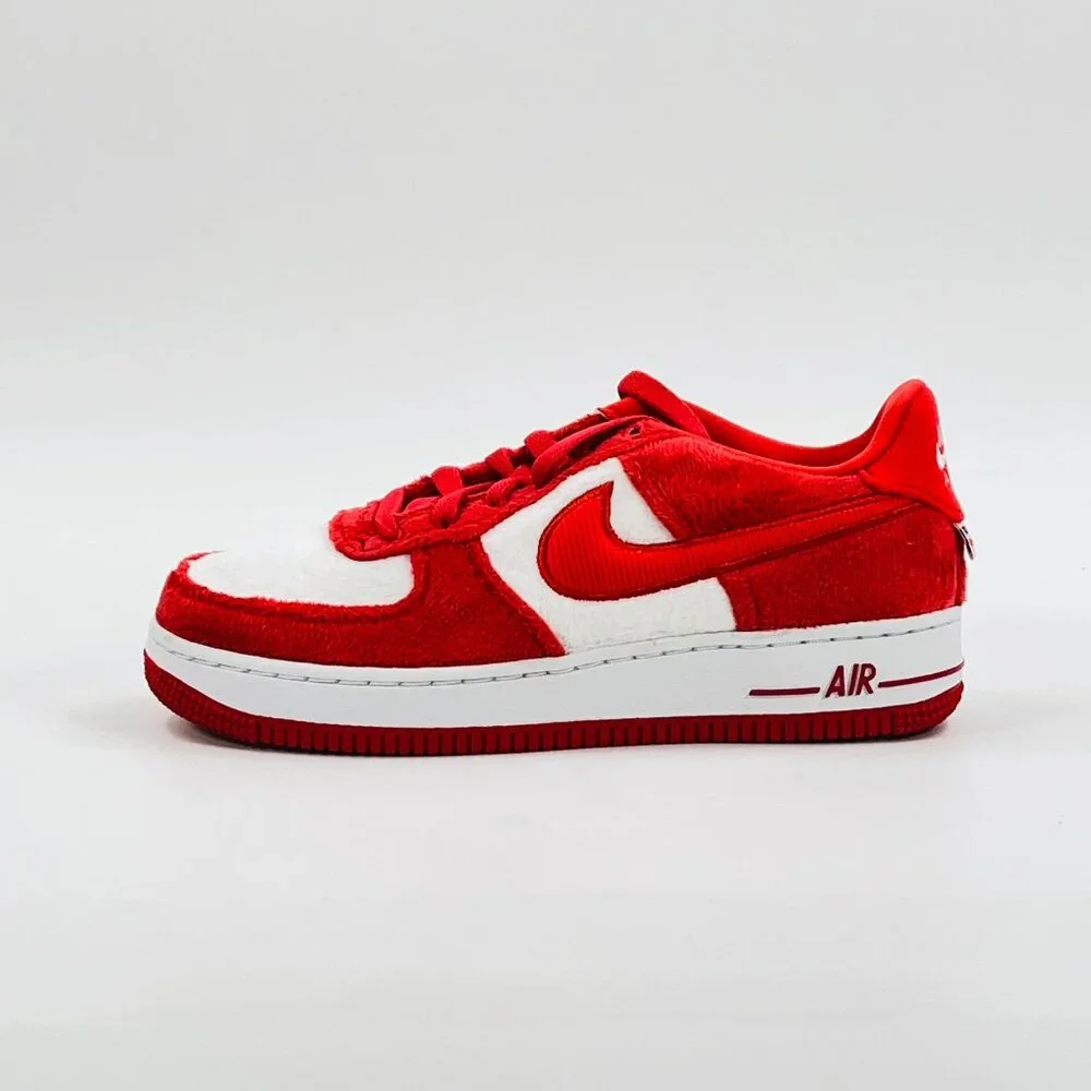 Nike Youth Air Force 1 Fleece 'Valentines Day' FZ3552-612 size 5